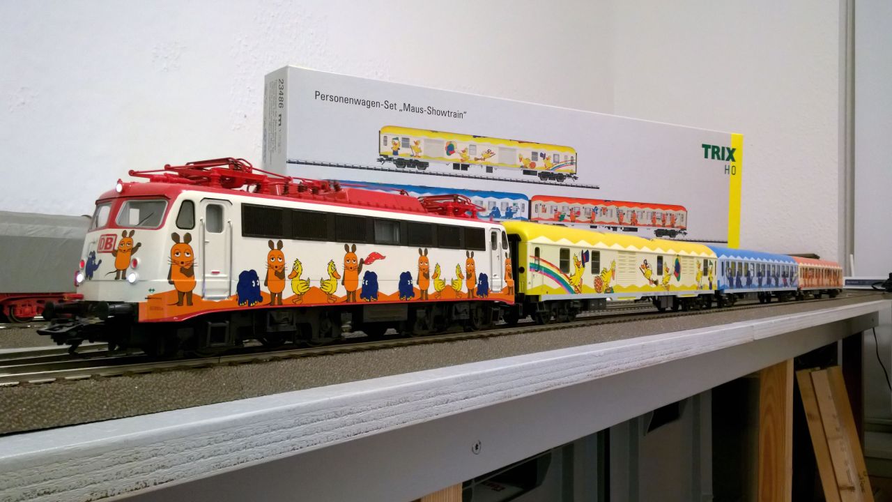 A model train