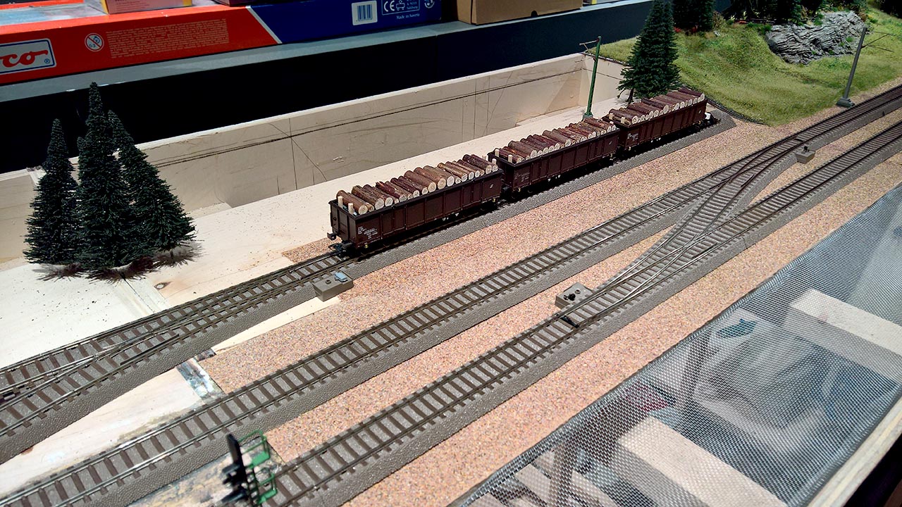 A model train