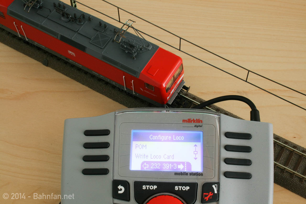 A model train