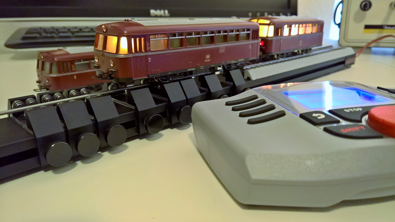A model train