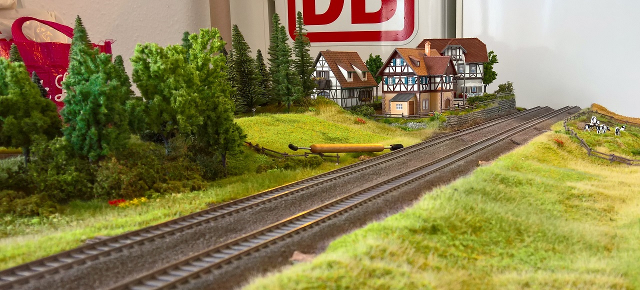 A model train