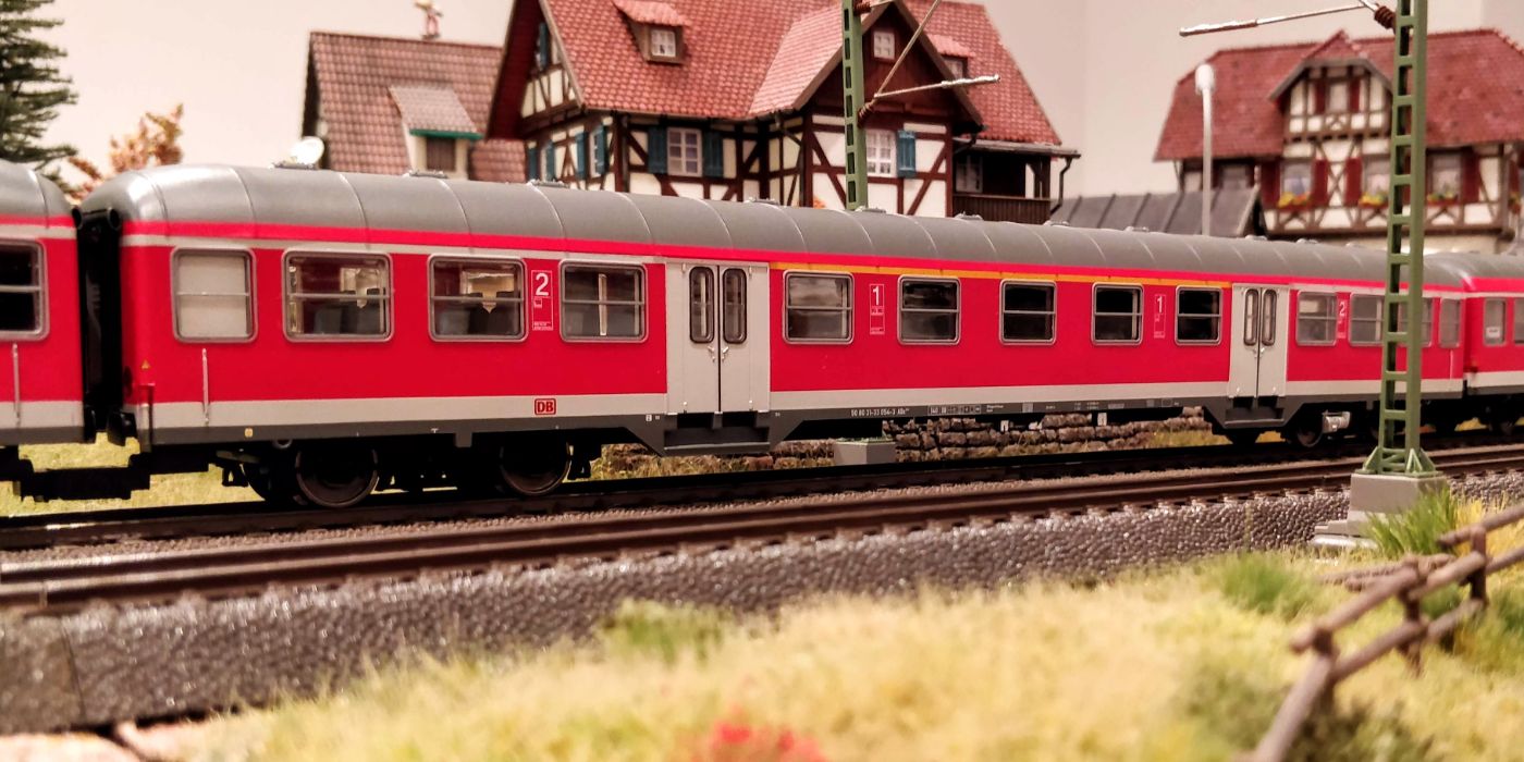 A model train