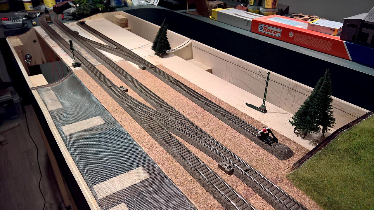 A model train