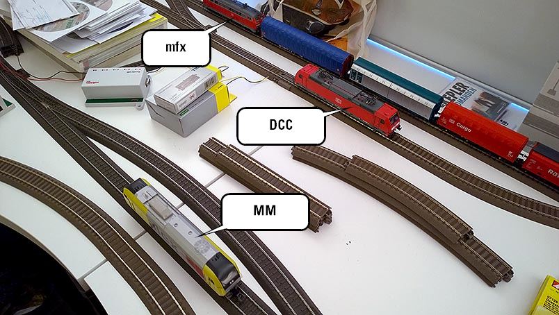 A model train