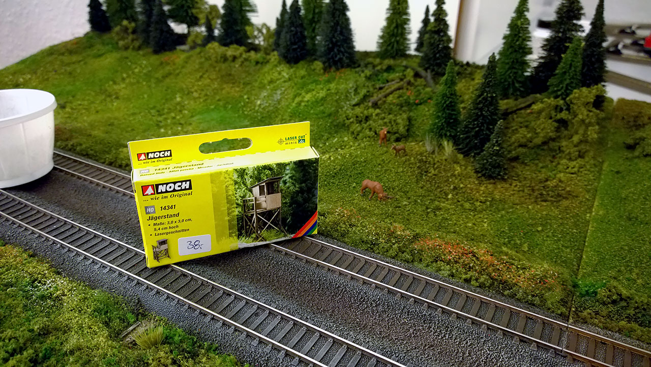A model train