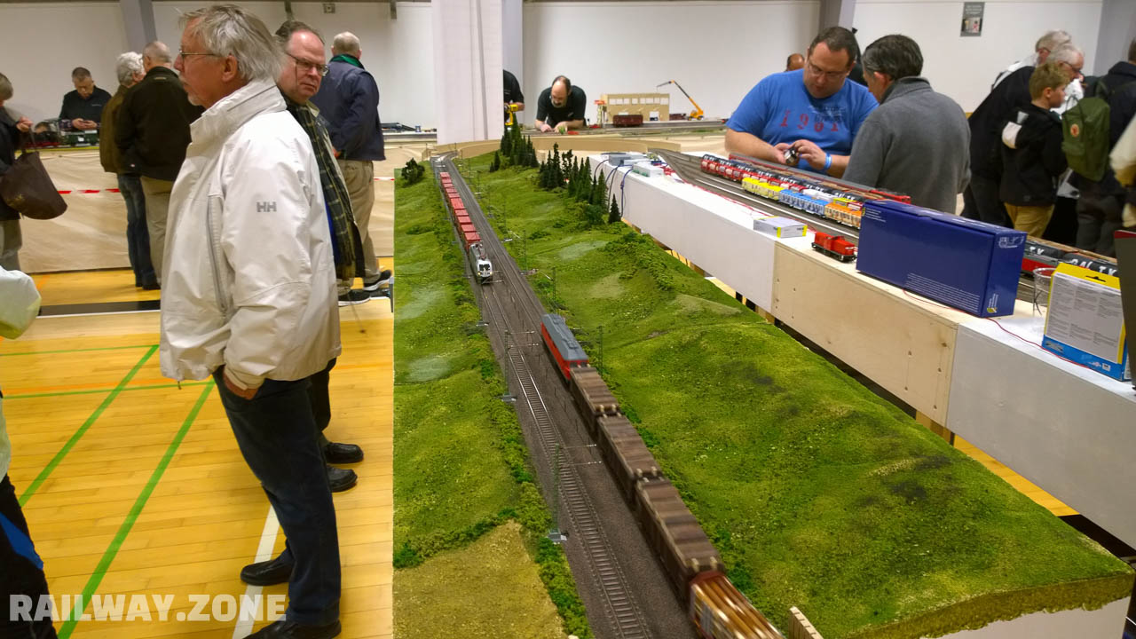 A model train