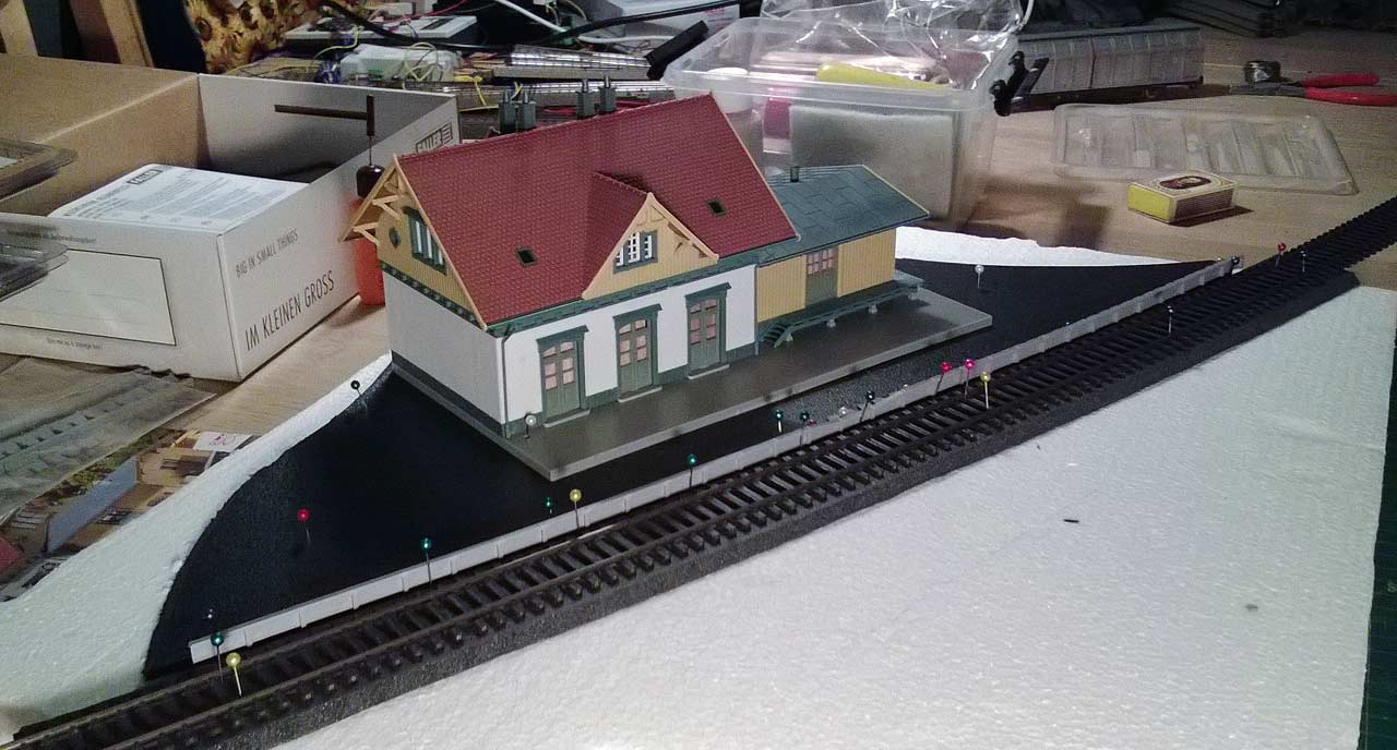 A model train