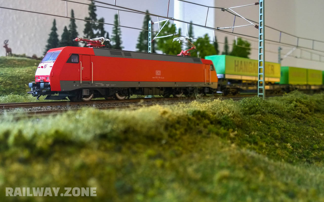 A model train