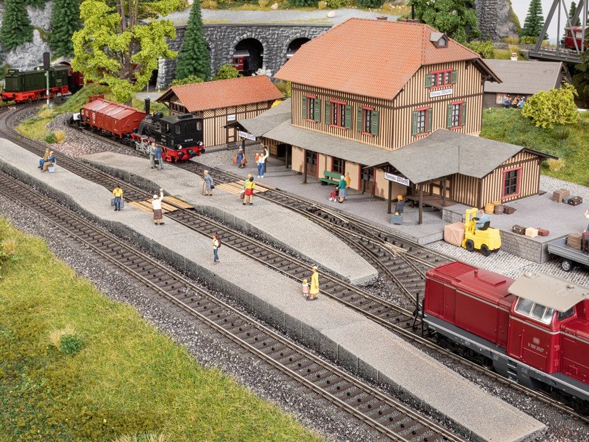 A model train
