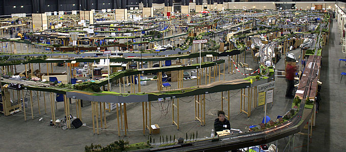 A model train