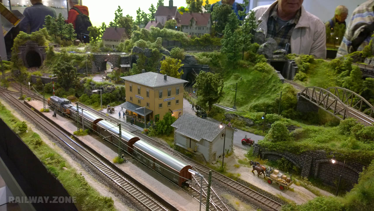 A model train