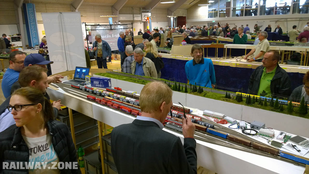 A model train
