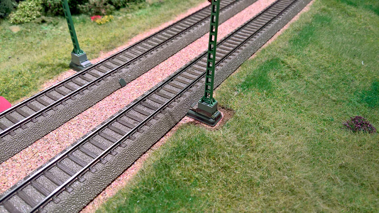 A model train